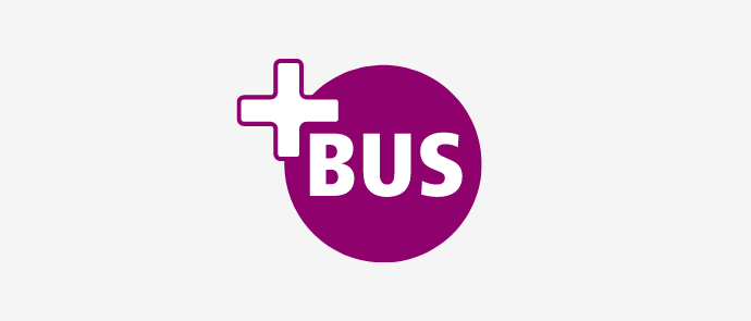 Bus mit Plus - Logo